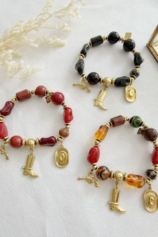 Bedelarmband multicolor