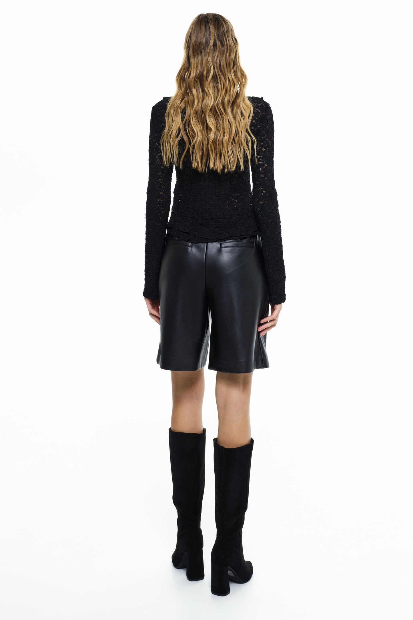 Lumina vegan leather bermuda short Cheryl
