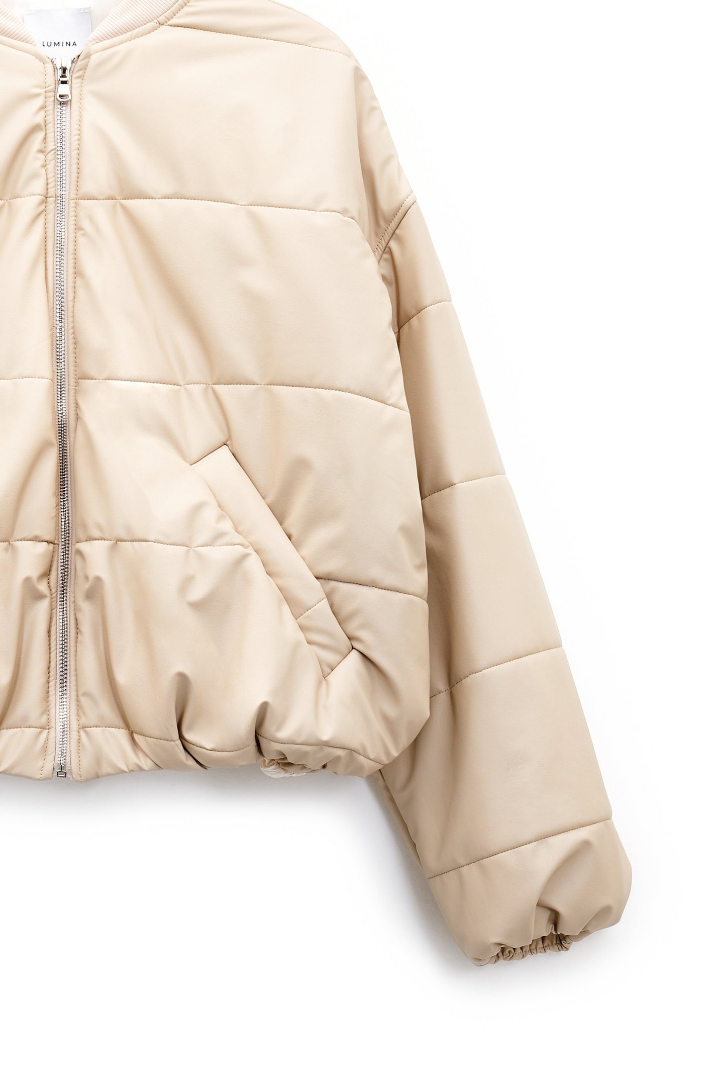 Lumina eco-leather bomberjas Mandy