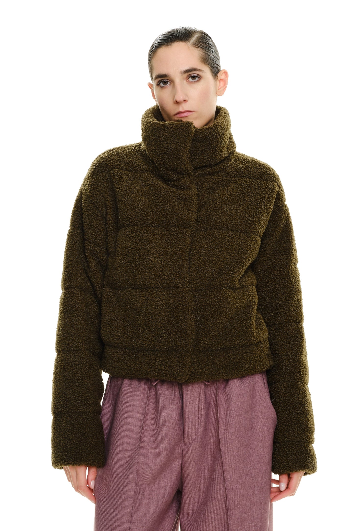 Lumina bouclé jas Scottie