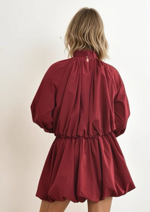 Feelkoo jurk bordeaux