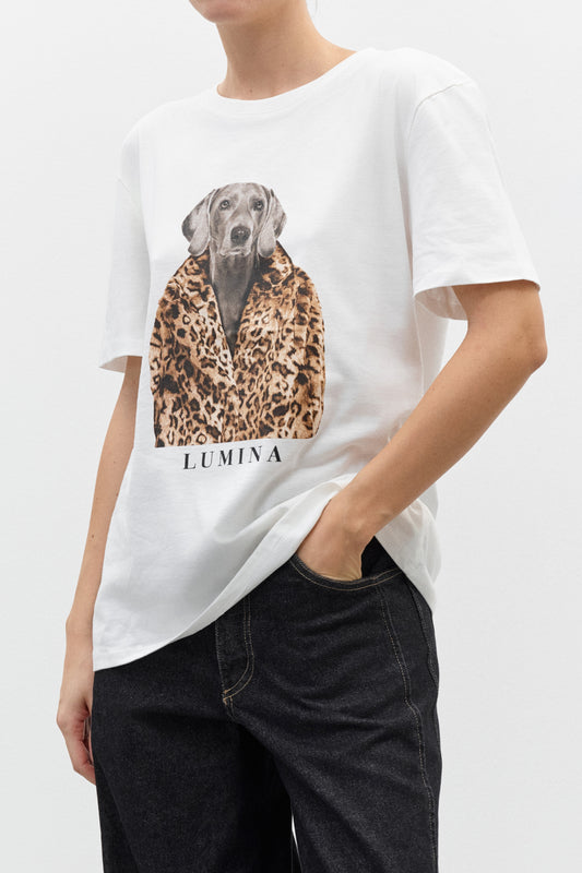 Lumina t-shirt met print - Wit