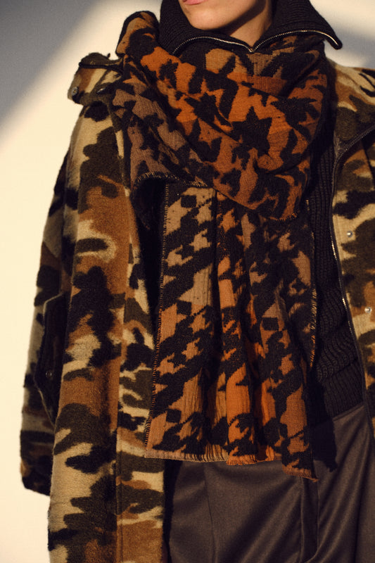 Lumina pied-de-poule sjaal Suzy