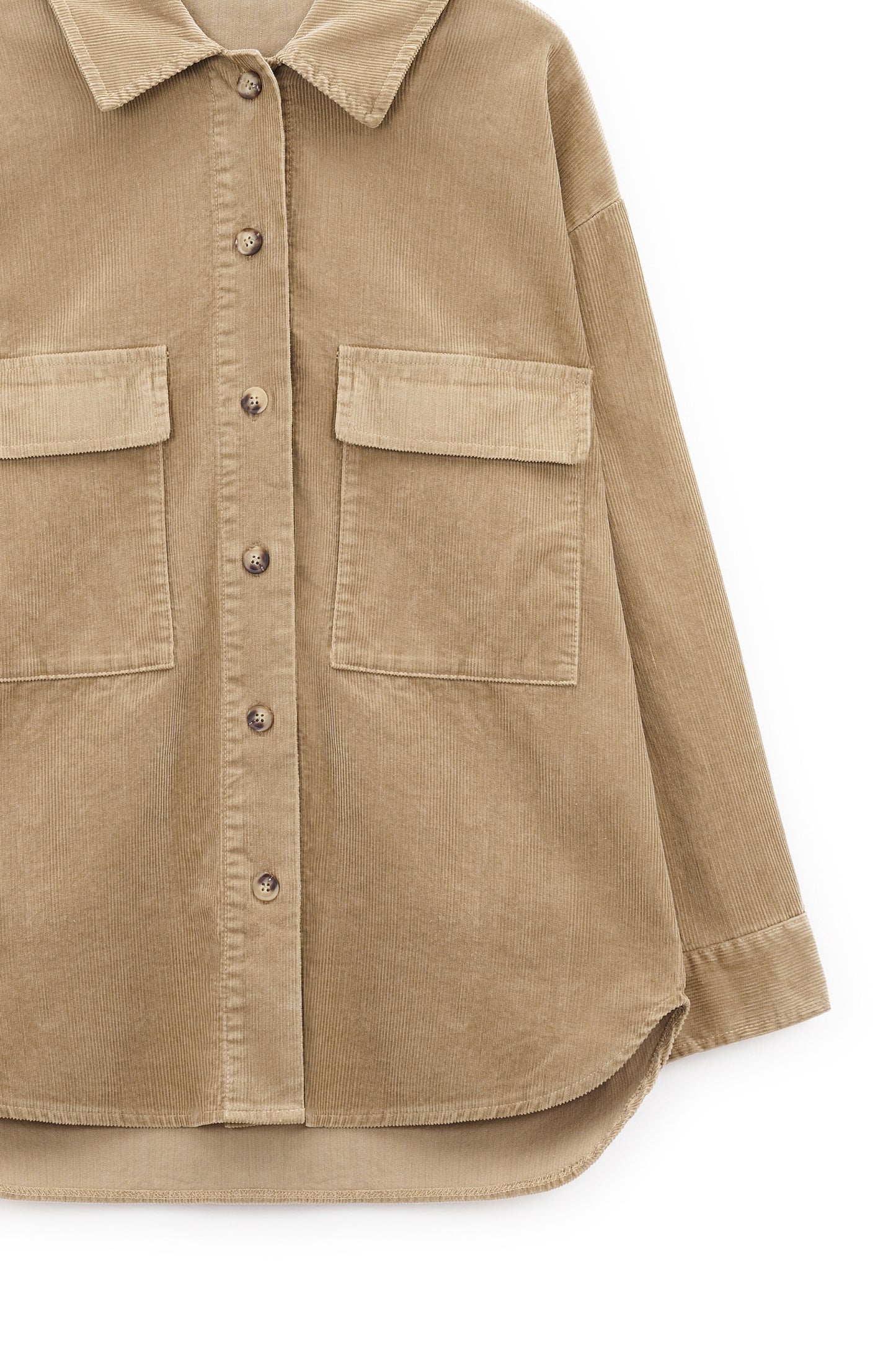 Lumina corduroy blouse Sage