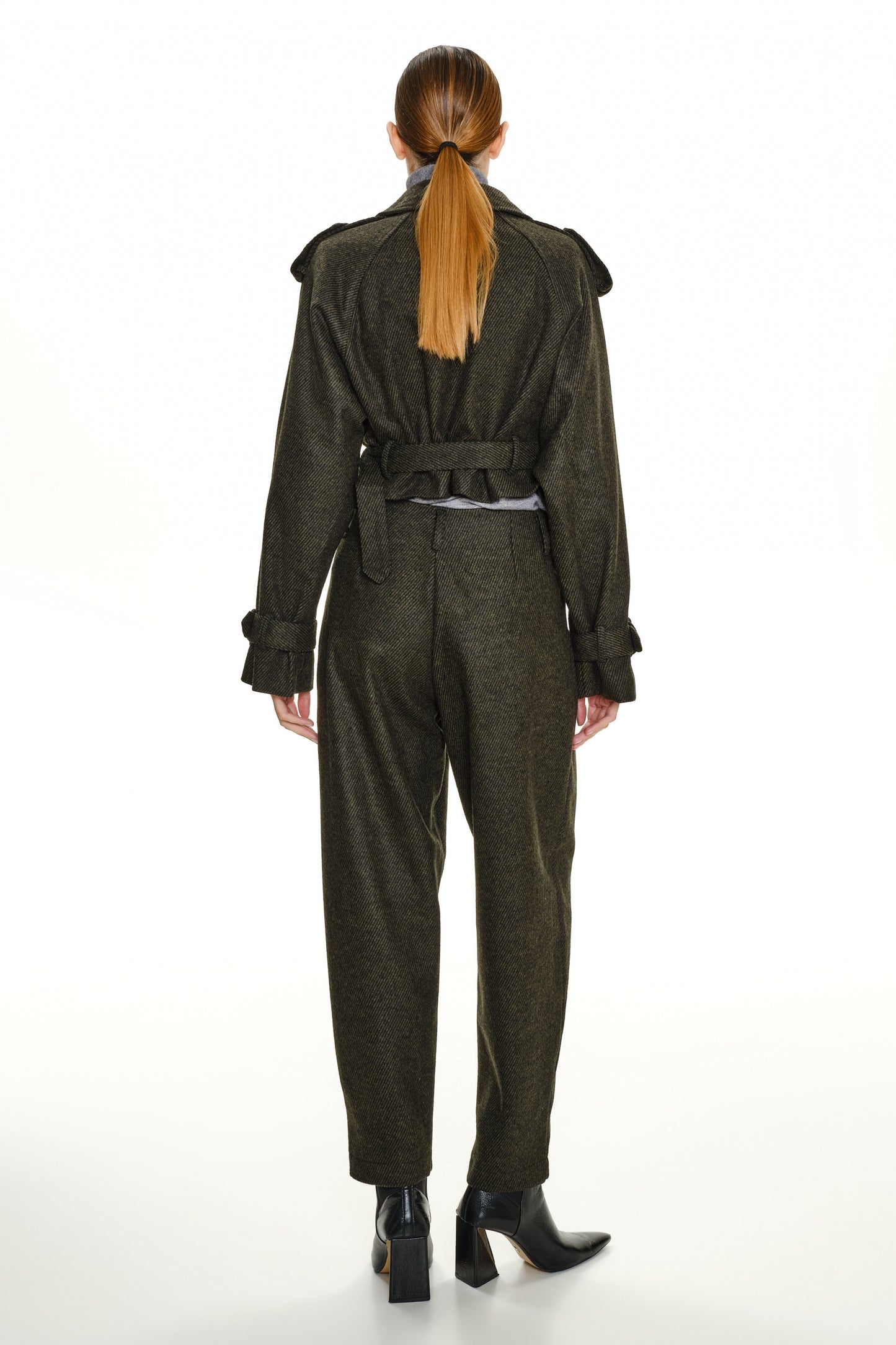 Lumina cropped trenchcoat Debby