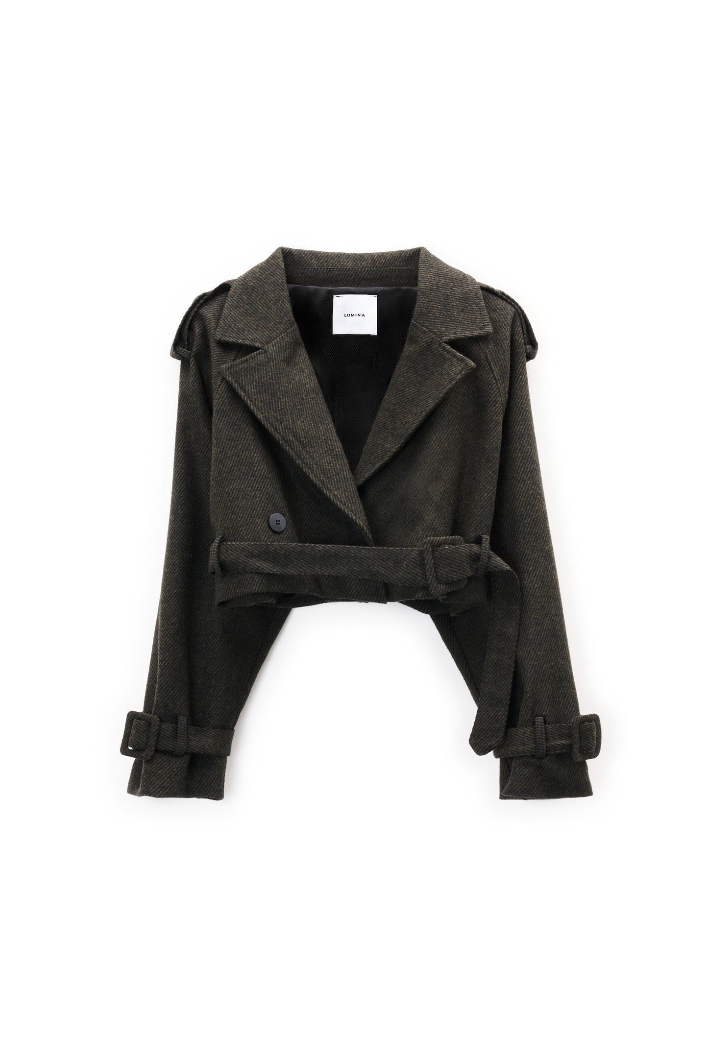 Lumina cropped trenchcoat Debby