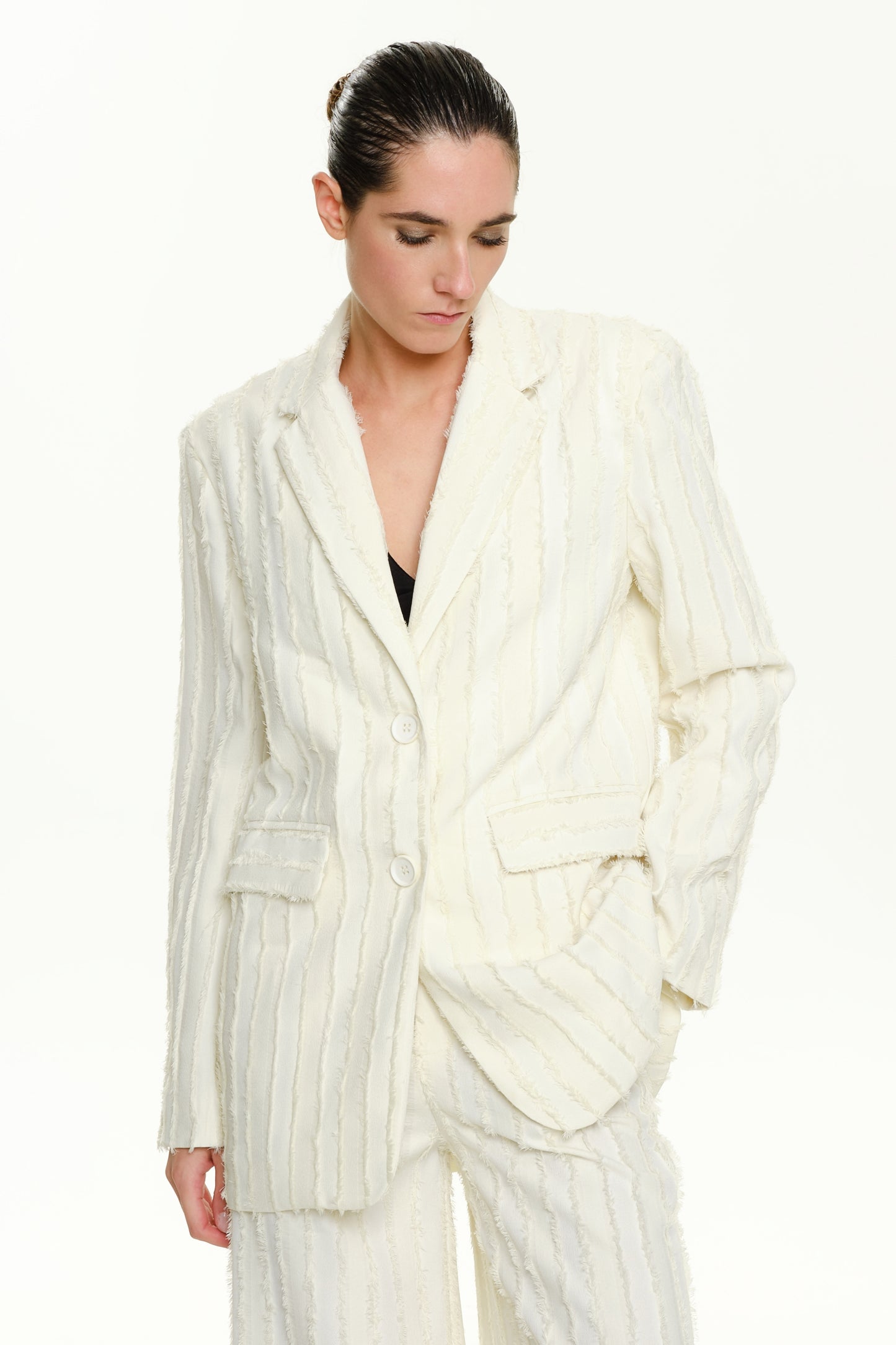 Lumina blazer met details Milly
