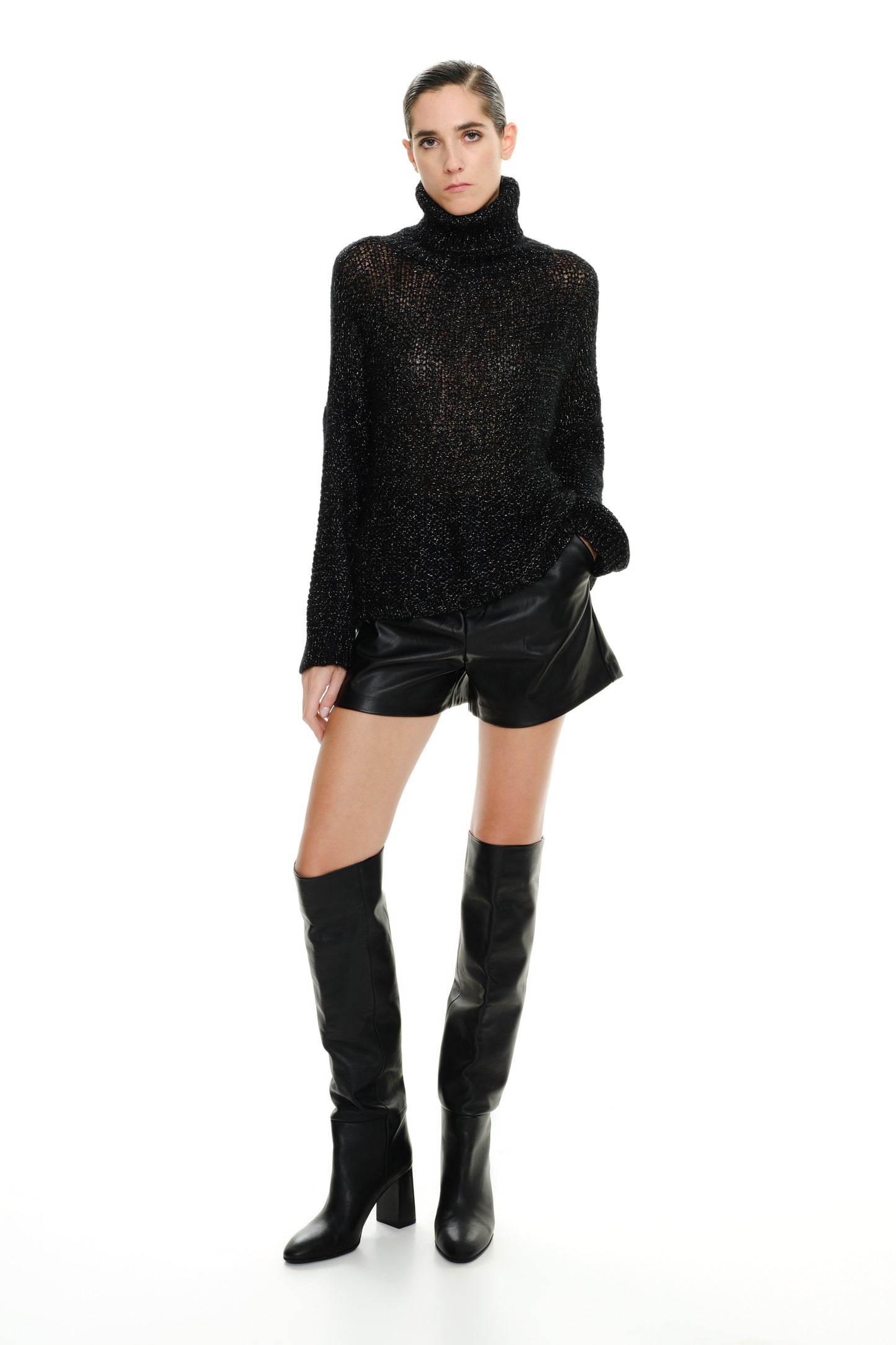 Lumina trui met lurex draad Lori