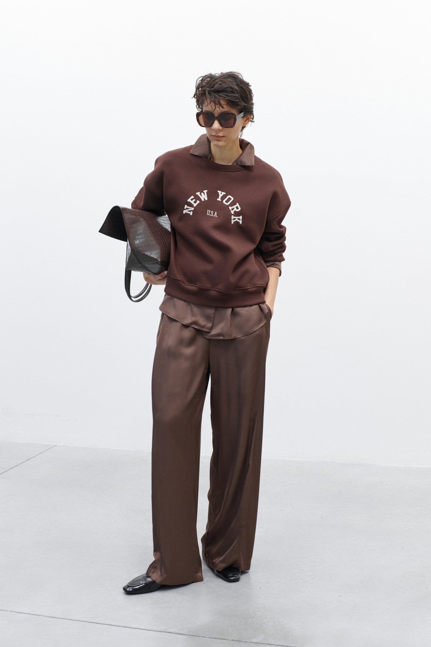 Lumina sweater New York - Bruin