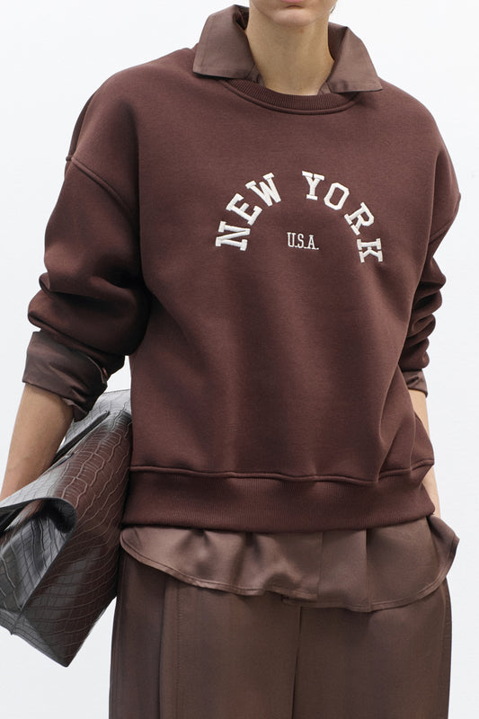 Lumina sweater New York - Bruin