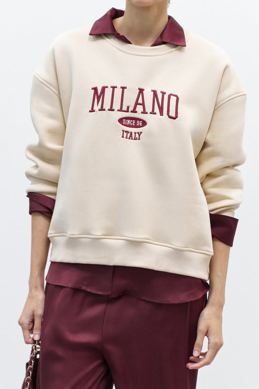 Lumina sweater Milano - Crème