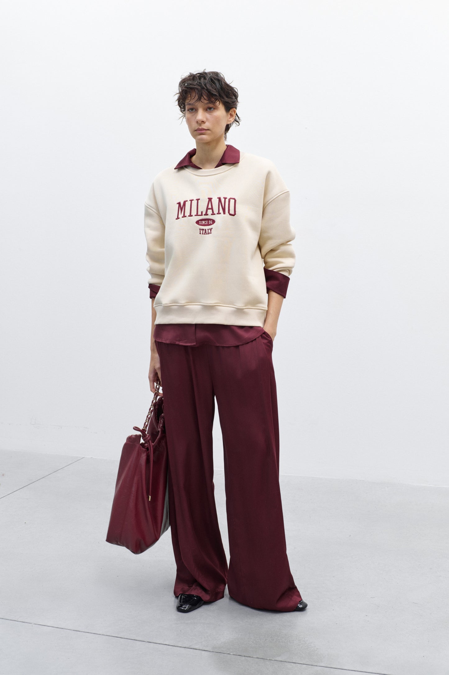 Lumina sweater Milano - Crème