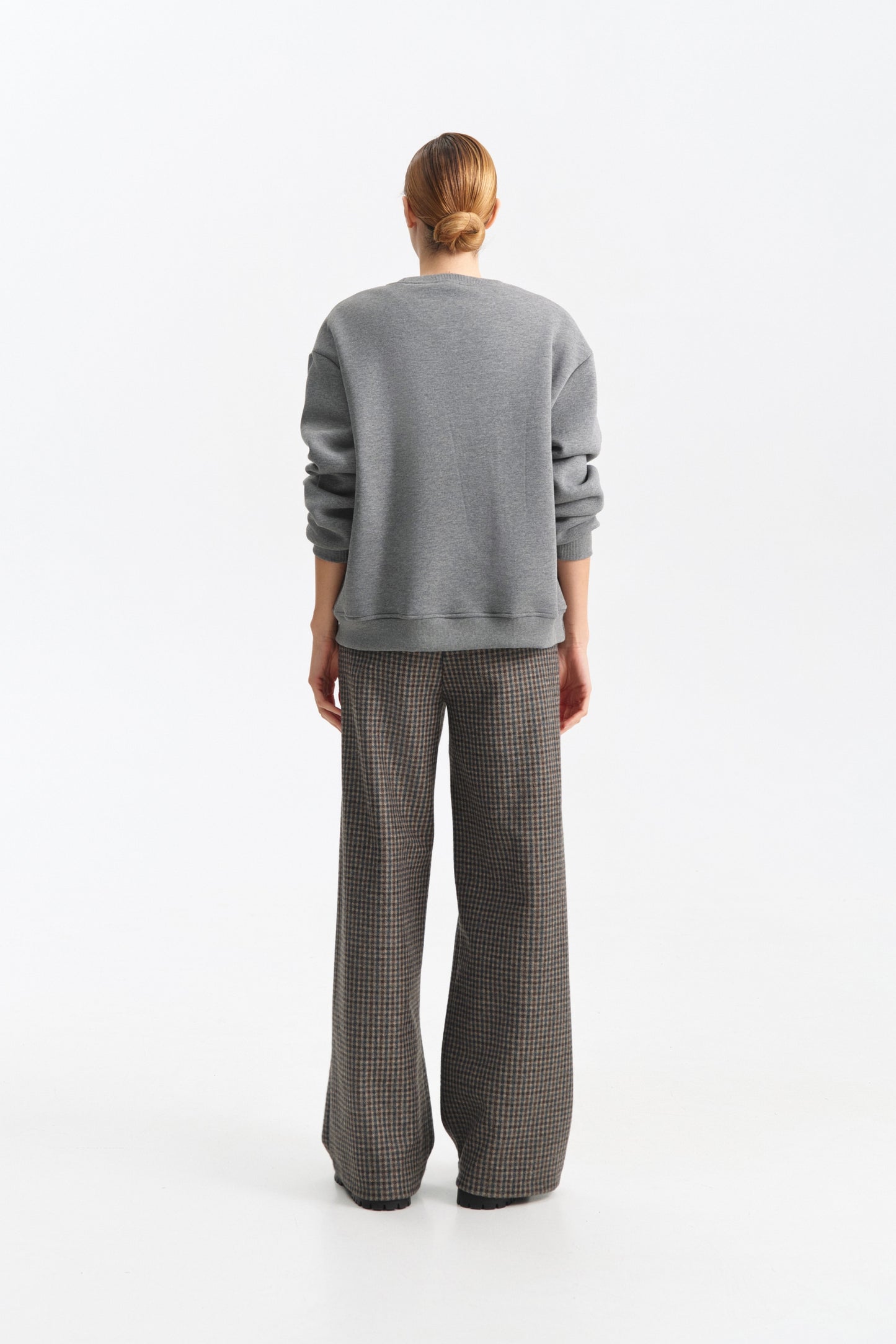 Lumina sweater met print - Zwart