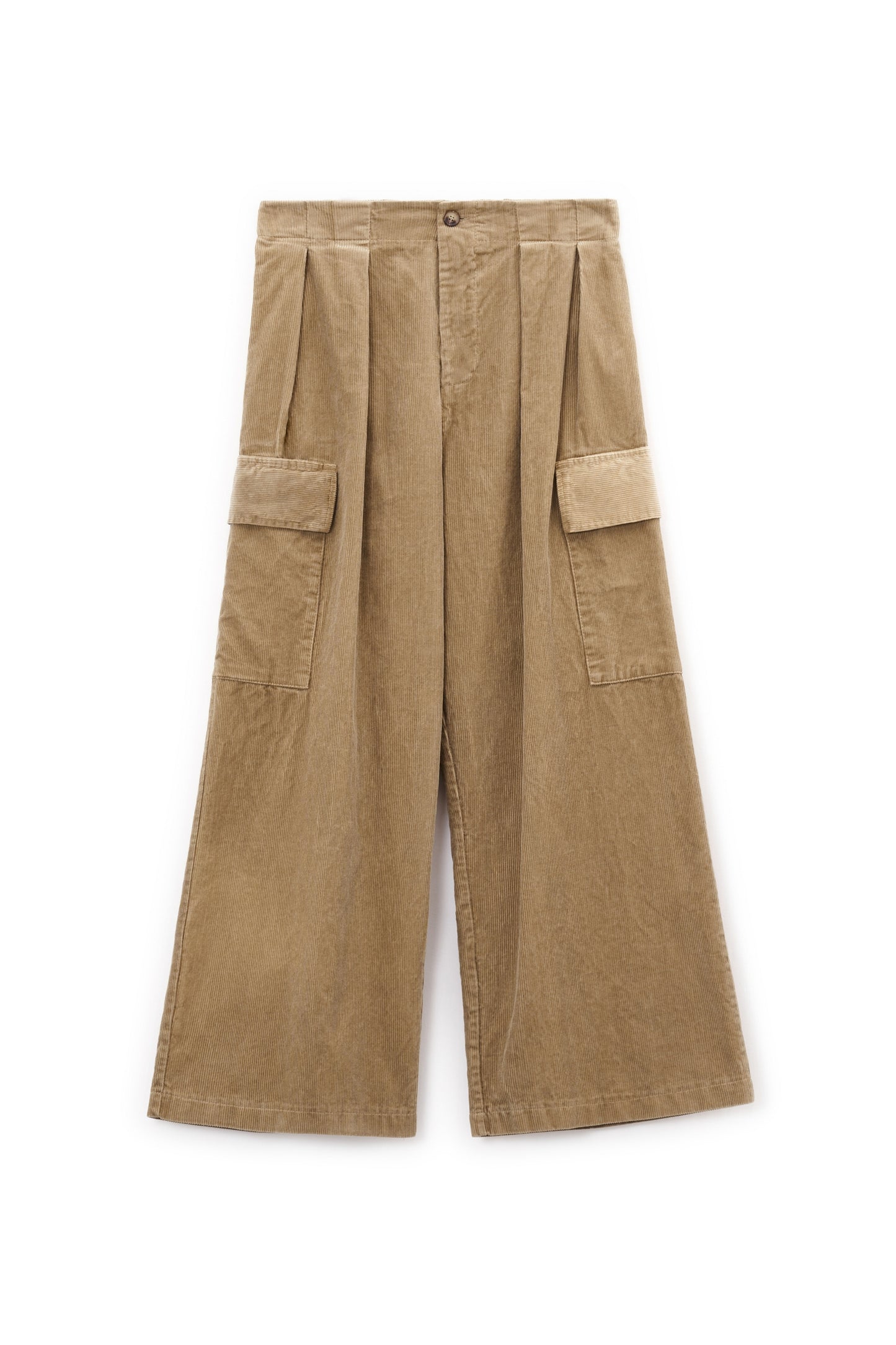 Lumina corduroy cargo broek Sage