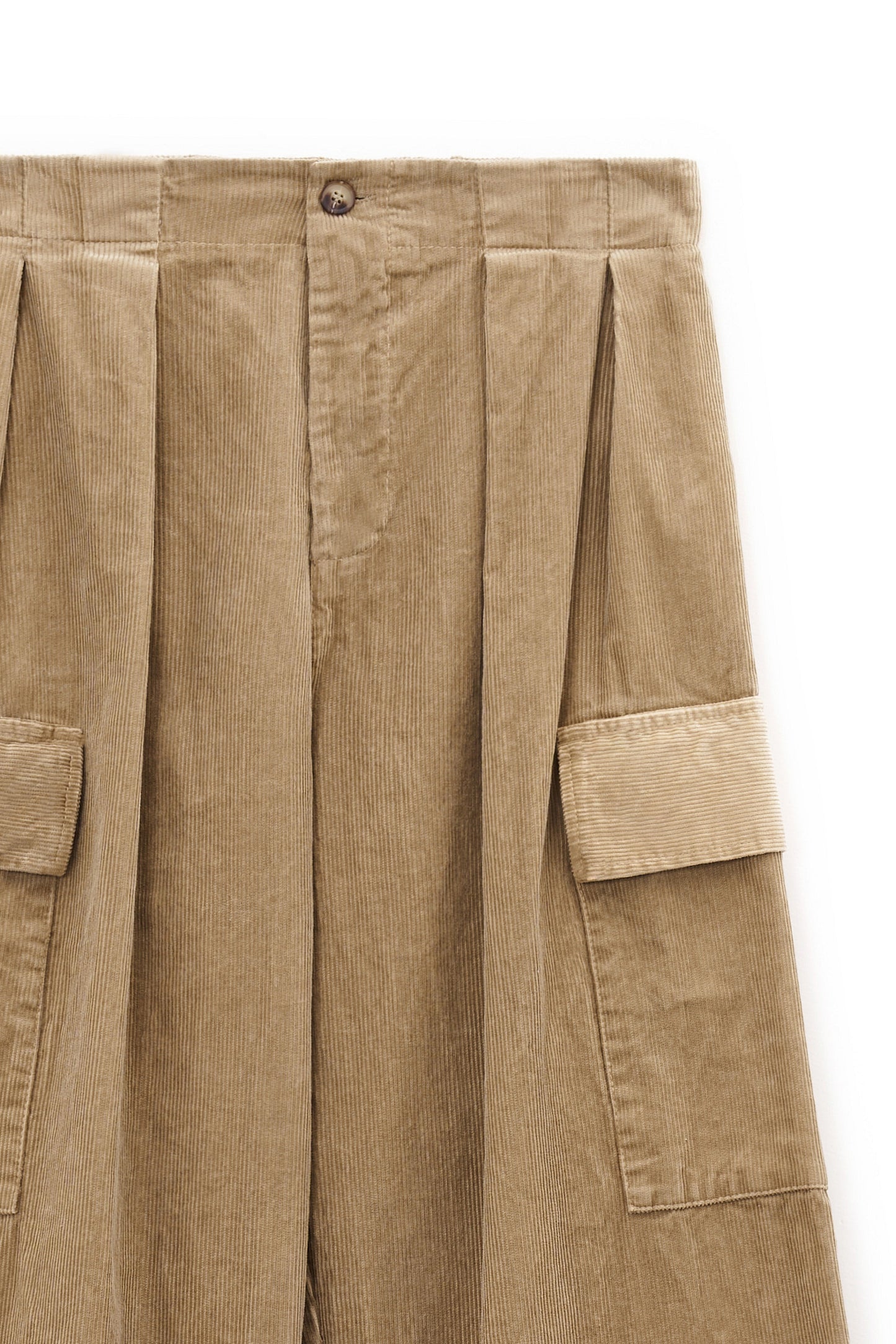 Lumina corduroy cargo broek Sage