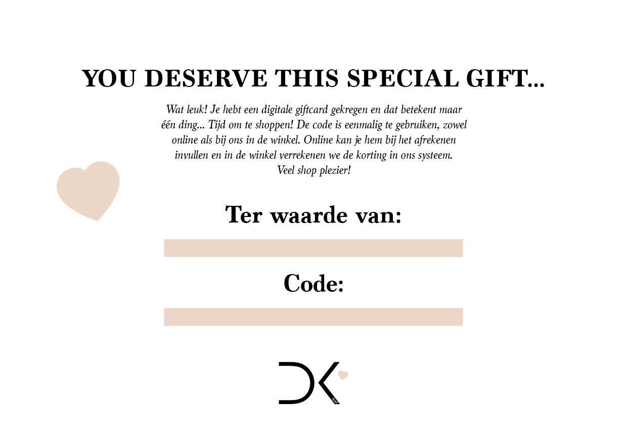 GIFTCARDS - Donnelli Kappers & Lifestyle