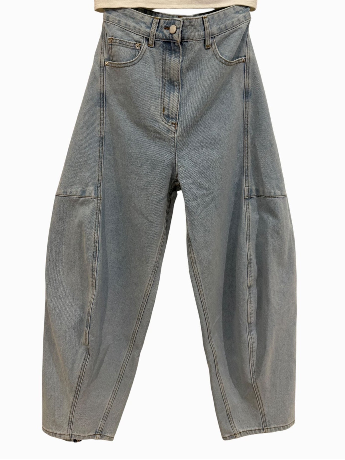 Barrel jeans lichtblauw