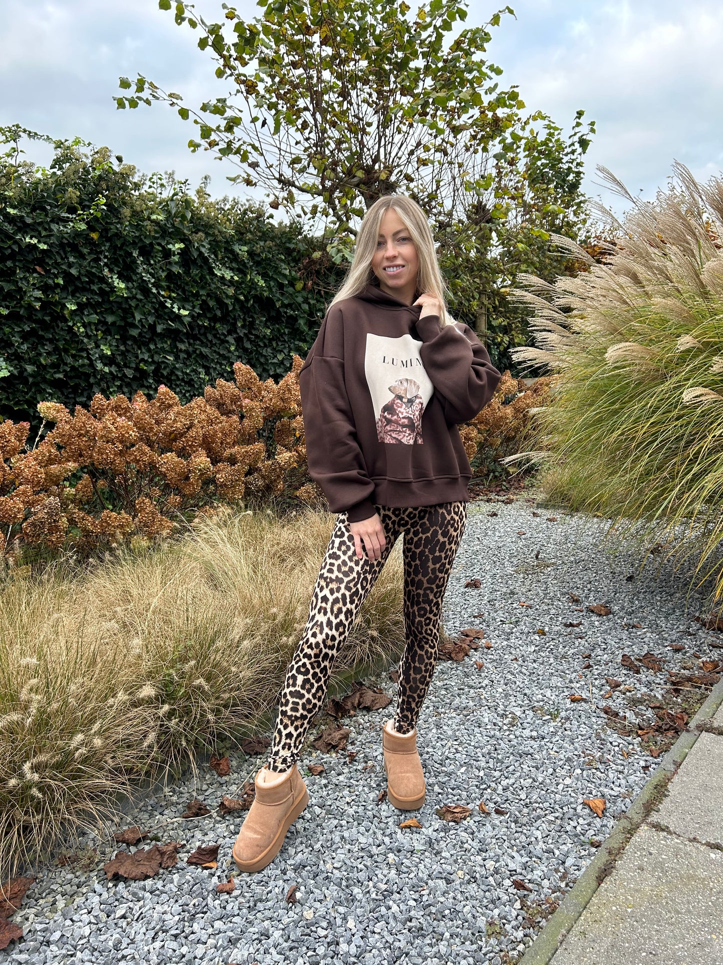 Legging leopard print