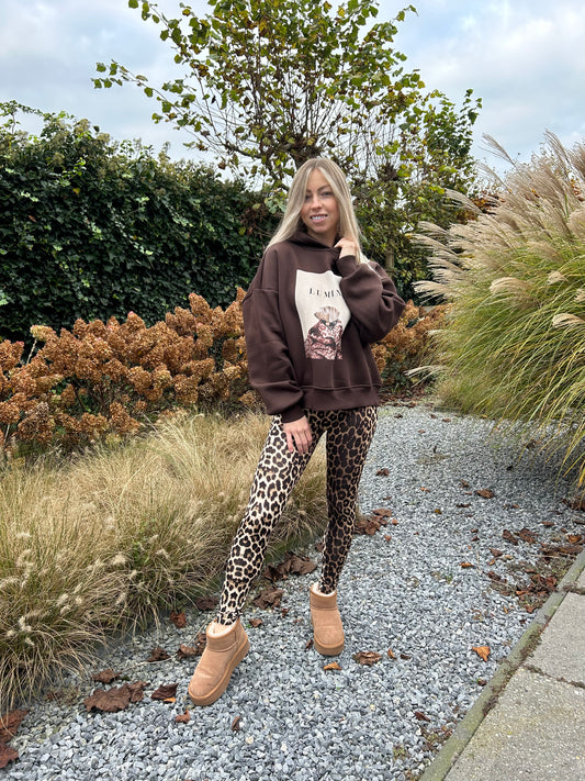 Legging leopard print