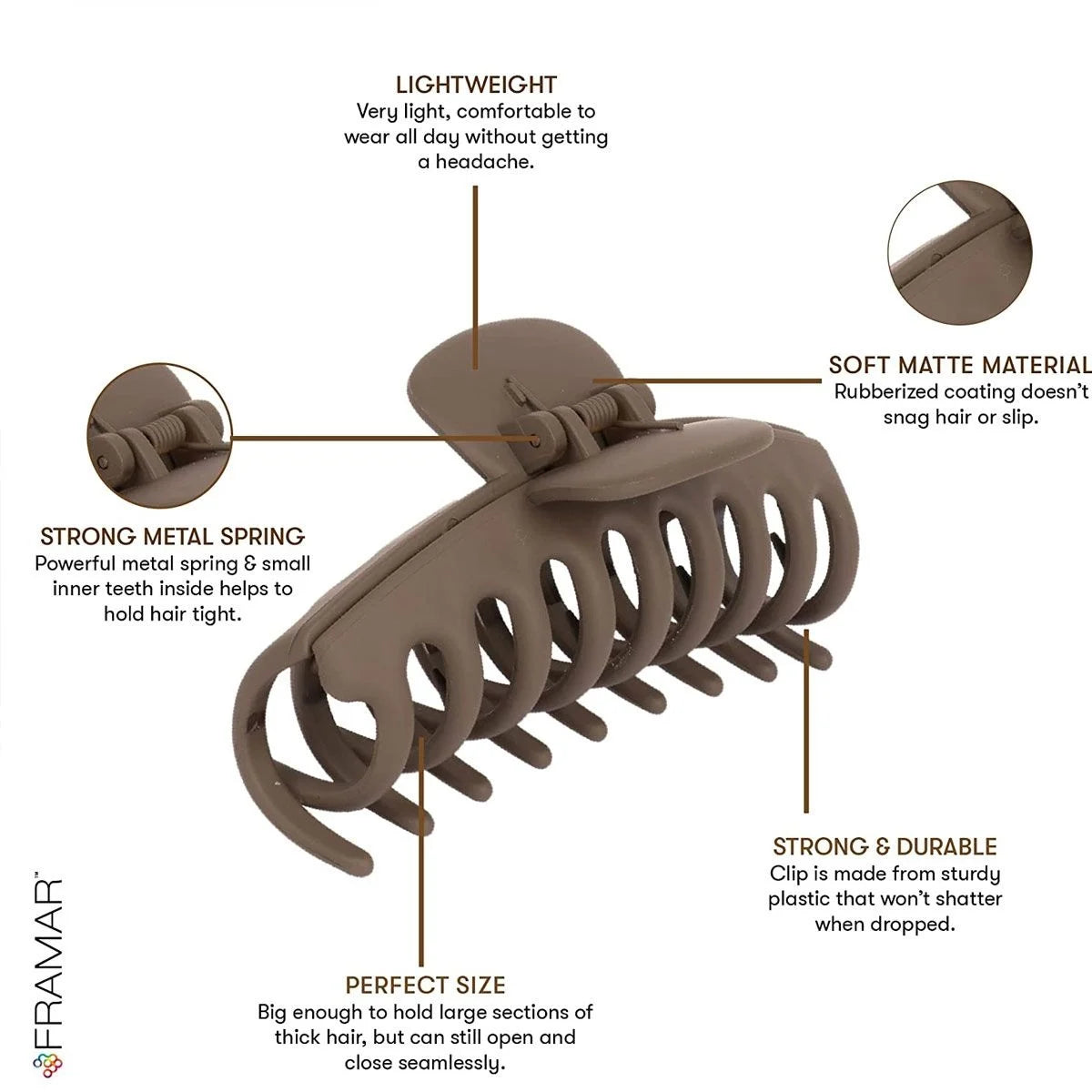 Framar Claw Clips haarklem