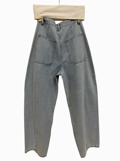 Barrel jeans lichtblauw
