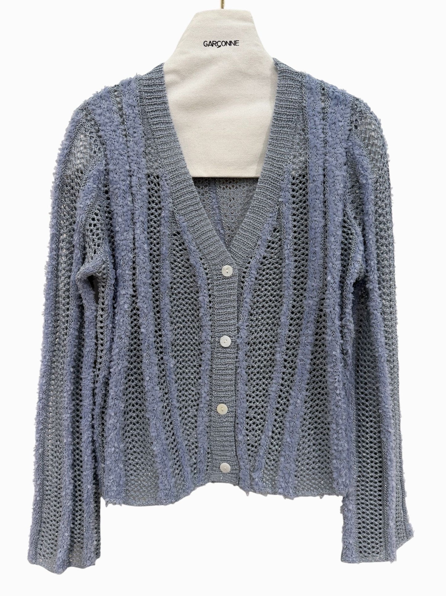 Garçonne vest Celeste hemelsblauw
