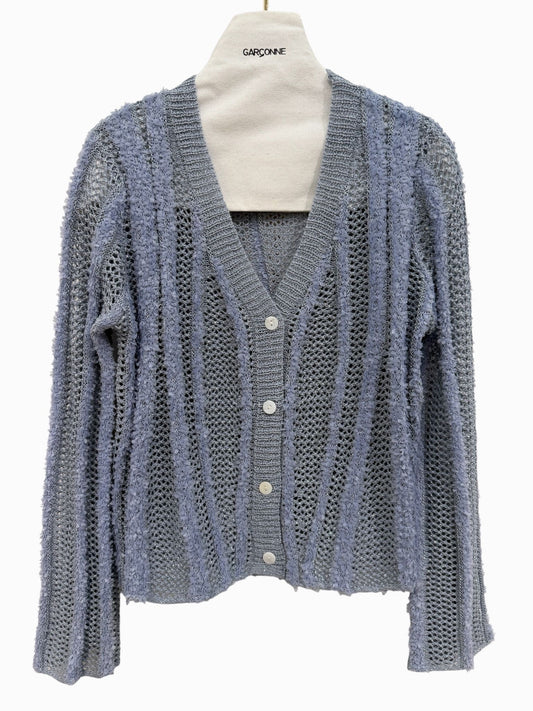Garçonne vest Celeste hemelsblauw