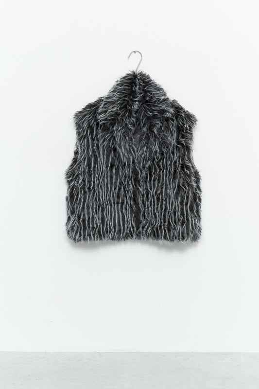 Lumina faux fur gilet - Grijs